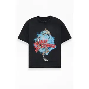 PacSun Men's Planet Hollywood Dragon T-Shirt - Multicolor