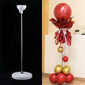 Adjustable Metal Balloon Stand, Telescopic Extendible Pole 19.69-82.68 Inches, Ideal for Weddings, Birthdays, Graduations, Events, Celebrations, Gift Displays