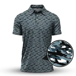 Camo Air Force Men's Bogey Bros Polo Golf Polo Shirt Hunting Season Masters Golf Polo Tops Masters Tournament Shirt 2026 GPA Championship Performance Outdoors Sport Shirt, Ideal Gift for Him Husband Dad
