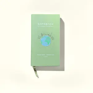 A6 Pocket Size Eco-Friendly Notebook, Crs Certified Recycled Travel Journal, Portable Mini Notebook for School & Office Note-Taking, Student Essentials