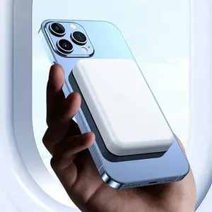 5000mah Magnetic Power Bank, Wireless Portable Charger, Magsafe-Compatible Battery Pack for iPhone 17/16/15/14/13/12 Series, Rechargeable Battery Packs, Travel Battery Pack