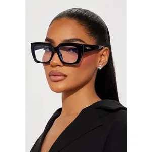 Executive Meeting Blue Light Glasses - Black