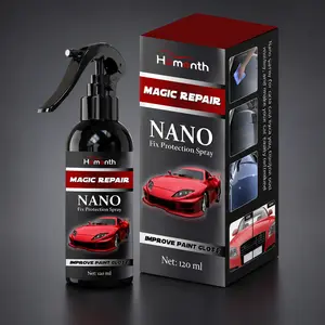 Nano Car Scratch Repair Spray 120 ml Paint Gloss Enhancer Scratch Remover Restores Faded Paint Swirl Marks Quick Car Detailing Protection DIY Car Exterior Garage Use
