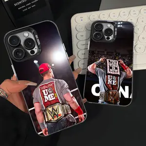 John WWE C-Cena Phone Case For iPhone 17 Air 16 15 14 13 12 11 Pro Max Plus,Anti Fall Black Matte Hard Bumper