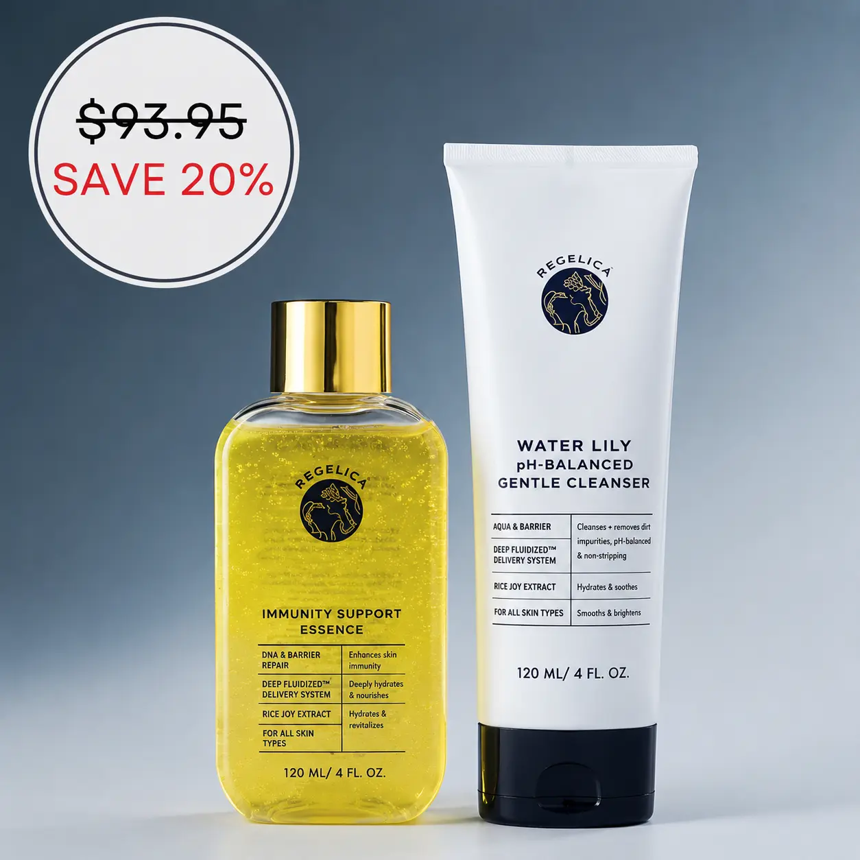 Regelica Starter Skincare Set - For pH Balanced & Hydrated Skin