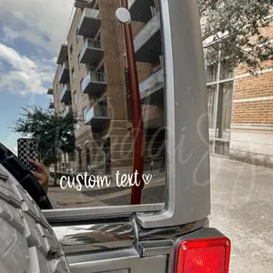 Custom Text Decal, Personalized Gifts, Stickers For Car, Adhesive Vinyl