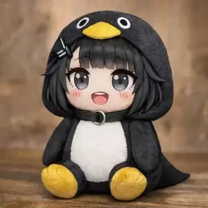 In Stock 15CM Cute Gugu Gaga Plush Doll Penguin Gugugaga Plush Hot Meme Peripheral Stuffed Toys Birthday Gift Toys