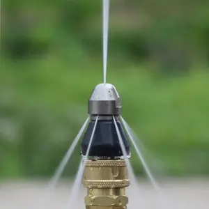 HoseNozzle with iFront vet & 6 Rear vets, DrainClog Remover shower head poofountain, Car washing machine, cleaningmachine,high-pressure nozzles, pipeunblocking,wastewater remova , waterrat,high-pressure cleaning nozzles pressure washer