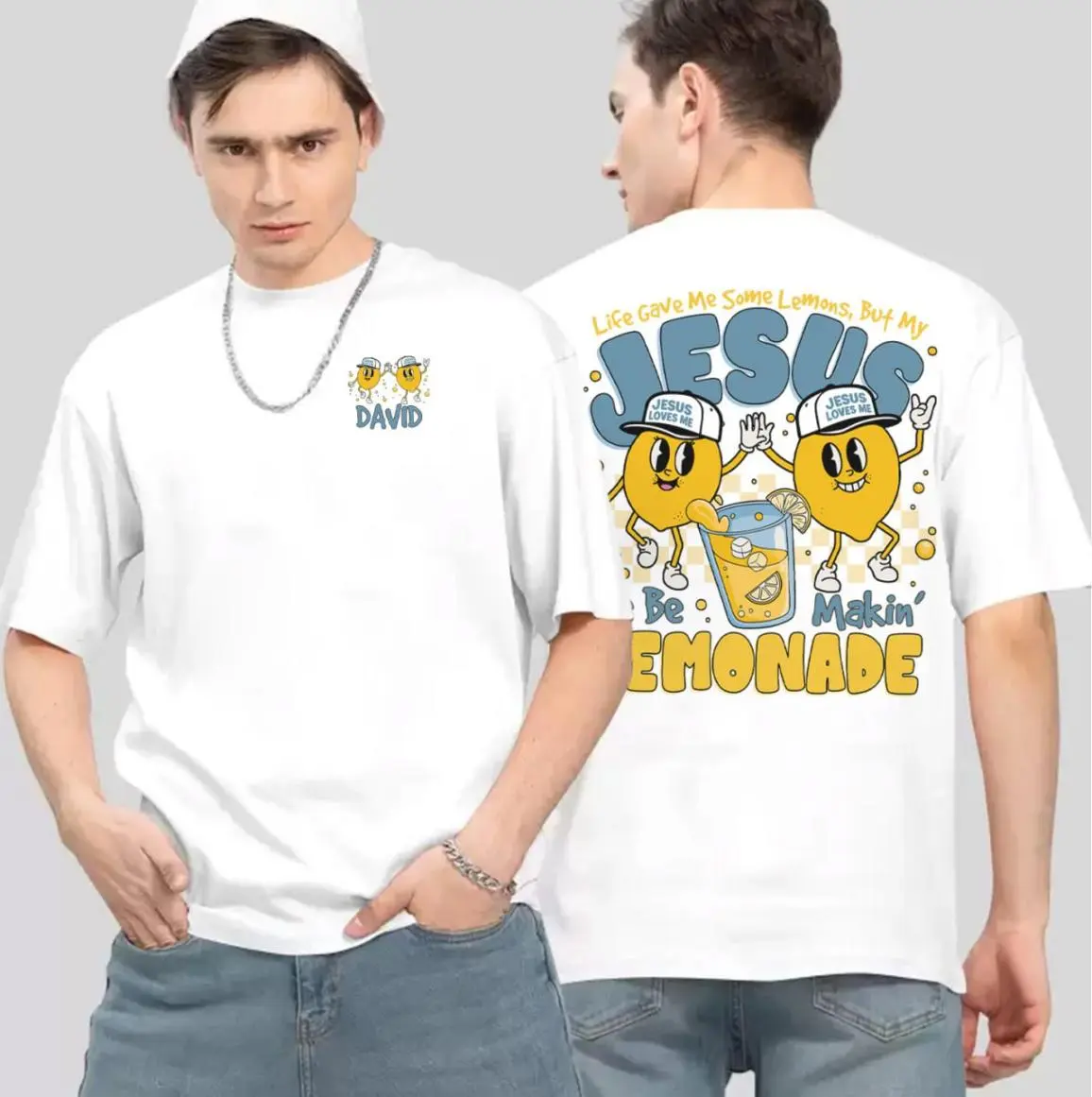 Personalized My Jesus He Be Makin' Youth & Adult Shirt, Life Gave Me Some Lemons tee, Jesus Lover Shirt, Gifts for Christians