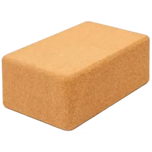 French Fitness 4" Yoga Cork Block (New)