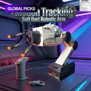 Cool Inductive Robot Arm, Soft Dart Robotic Arm, Motion-Tracked Blaster, Motion Control Toy Machine with Wearable Shoulder Mount & Remote Control Toys for Boys Children's Day / Christmas / Birthday Gifts for 8-12 #GLOBAL PICKS