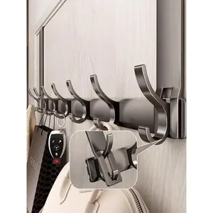 Hooks Over The Door Home Organizer Rack Clothes Coat Hat Towel Hanger Bathroom Accessories Holder Door Hang Quick Installation