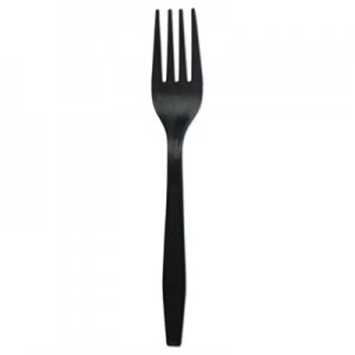212 MAIN Boardwalk BWK Heavyweight Polypropylene Material Forks, Sturdy Kitchenware Tableware Utensils, Black