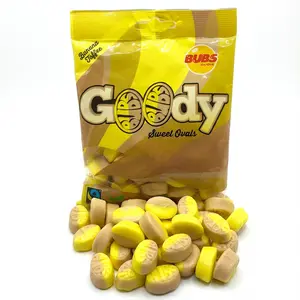 Bubs Goody Sweet Ovals Banana Toffee 90g