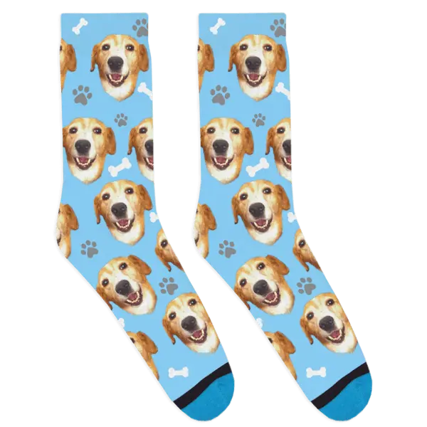 DivvyUp Custom Dog Socks - Upload Your Photo