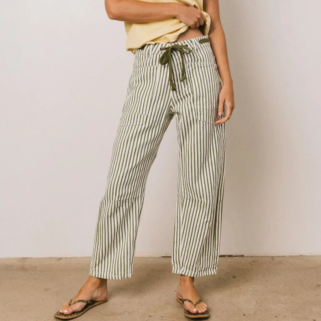 scuffers striped jeans - TikTok Shop