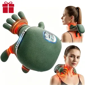 Intelligent wireless shoulder and neck massager with anti touch design and multi-level heating and soothing USB charging function for shoulder and neck muscles. It is an ideal choice for back, neck, and shoulder massage, and the best choice for massage