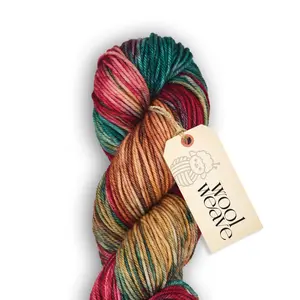 Woolweave Extrafine Merino Yarn for Knitting & Crocheting - Hand Dyed, Ultra-Soft & Machine Washable
