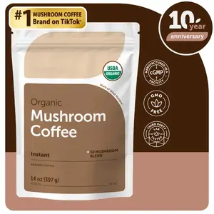 Organic Instant 10 in 1 Mushroom Coffee Powder