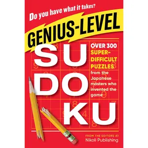 Genius-Level Sudoku by Nikoli Publishing [Paperback Book]