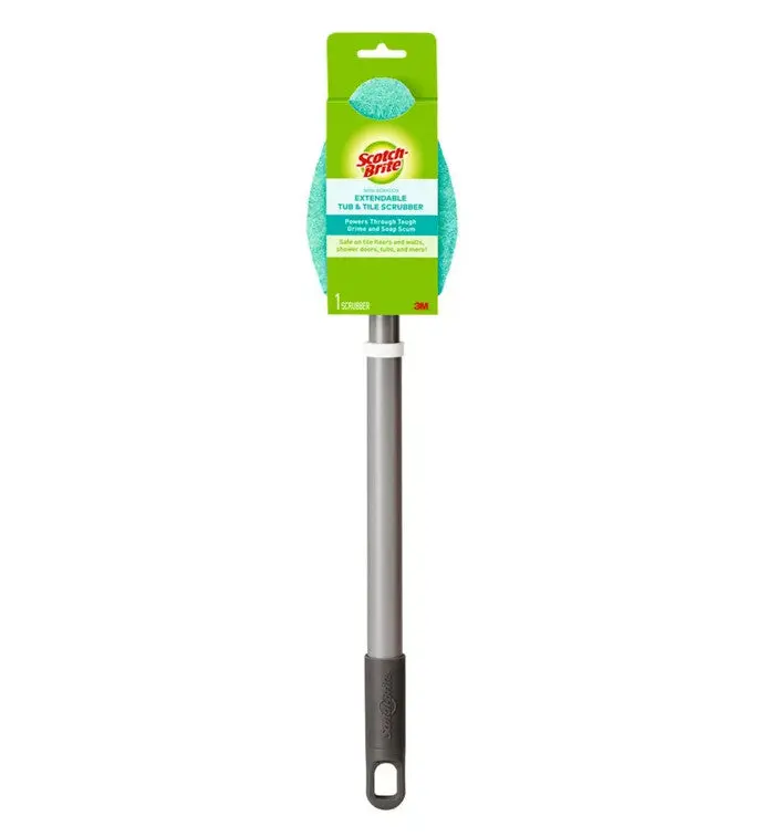 Scotch-Brite Shower and Tub Non-Scratch Scrubber w/ Extendable Handle