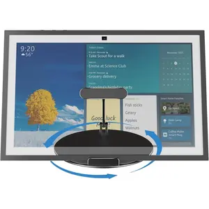 Swivel Stand for Echo Show 21,  Large Anti-Slip Base, 360? Swivel and Tilt for Echo 21 Desk Stand, Adjustable Foldable Show 15 Mount, No Mounting for Show 21-inch  Display