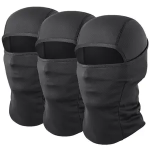 3 Counts/Set Breathable Full Face Mask – Sports Balaclava Hat Quick-Dry Cool Face Scarf | Outdoor Protective Gear for Motorcycle Cycling Racing Skiing Men & Women