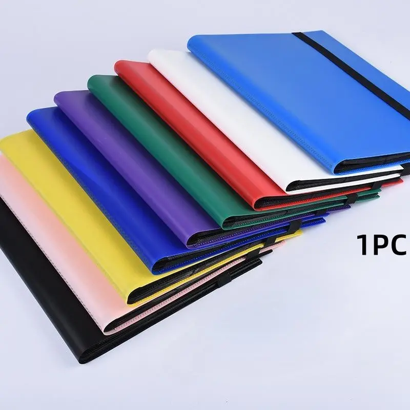 9-Pocket Trading Card Binder, 20-Page Side-Loading Card Book, Organizer for Soccer, Basketball & Hockey Cards, Holds 360 Cards, Card Album, Trading Card Storage, Sports Card Storage
