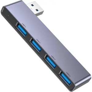 USB Hub, 4-Port USB Splitter(1 * 3.0 Hub, 3 * 2.0 Hub) USB Splitter USB Expander for Laptop,Windows PC,,Printer,Flash Drive,Mobile HDD, Notebook PC