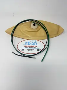 FULL-SIZE Latex Football Bladder + GREEN Tacky Diamond Lace Repair Kit
