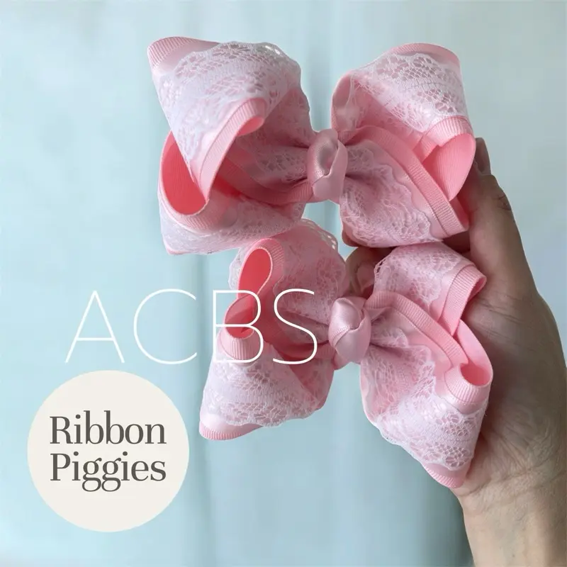 Hair Clips, Ribbon piggies