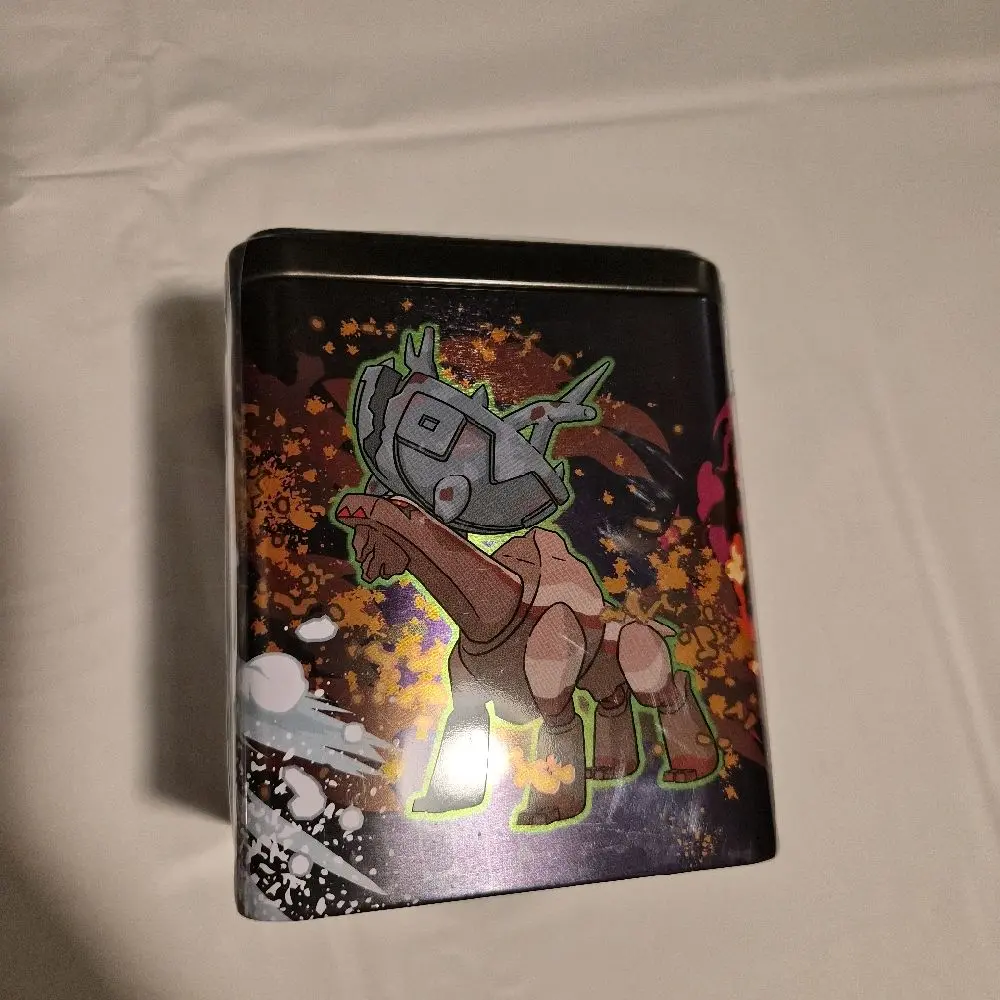 Pokemon Scarlet & Violet 2025 Ogerpon Stacking Tin (3 Booster Packs & 2 Sticker Sheets) Collectible Trading Cards Authentic Collectible Cards