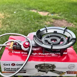 Burner High Pressure Powerful Propane Outdoor Cooking Heavy Duty