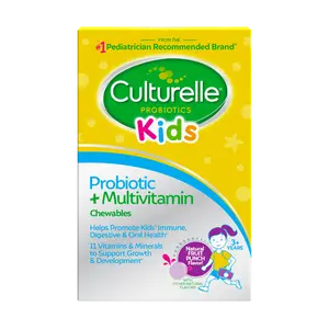 Culturelle Kids Probiotic + Multivitamin Chewables - Daily Probiotic & Multivitamin Supplement for Kids Ages 3-12