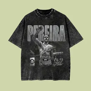 Alex Pereira T-Shirt, UFC Alex Pereira graphic wash Shirt, Vintage Oversized Sport Tee, Retro Boxer MMA Bootleg Gift Shirt, Sport tee, gift for fan, gift for men and women