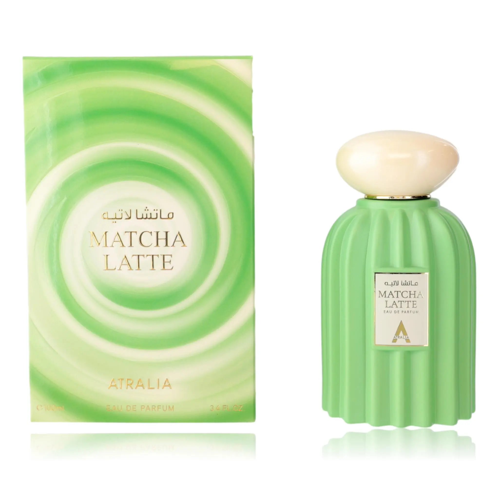 Atralia Unisex Matcha Milk Latte EDP Spray - EDP Liquid, Vanilla Scents, Musk, 3.4 fl oz (3.0 to 5.9 fl. oz. Range)