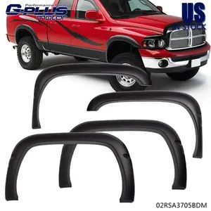 Textured Factory-Style Bolt-On Fender Flares, Car Accessories Truck Protector, Fit for 94-01 Dodge Ram 1500, 2500, 3500