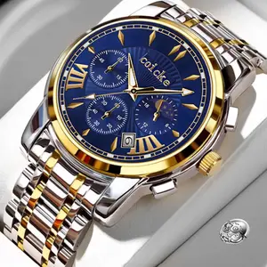 COICKE new multifunctional luxury men's watch, equipped withoriginal Swiss movement, mechanical style, sapphirecrystal,stainless steel strap, and luminous waterproofdesign.