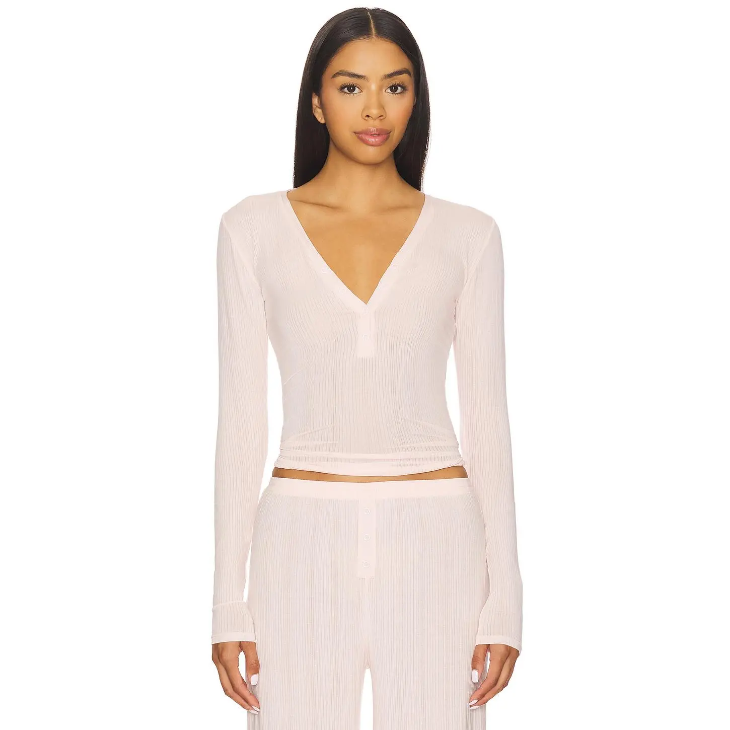 Negative Underwear Whipped Henley in Shell