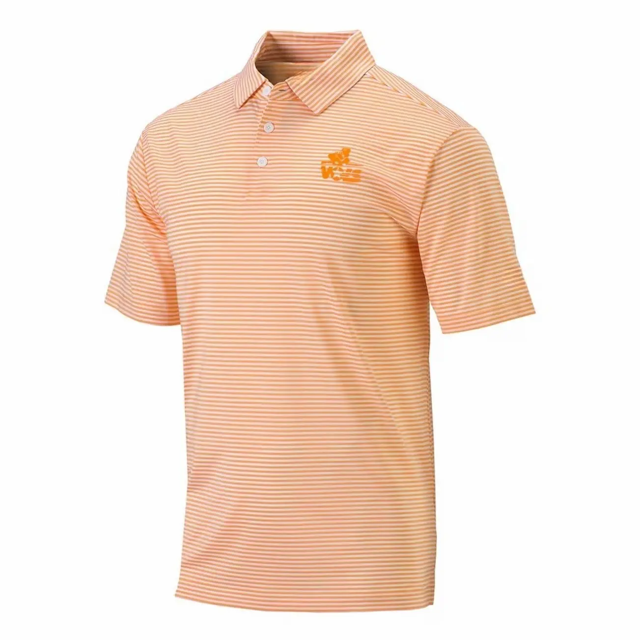 College Tennessee Volunteers Columbia Invite Polo - Tennessee Orange Sleeve Tee, Casual Collared Shirt Boatyard Button-Up Shirt Toile Teddy Polo