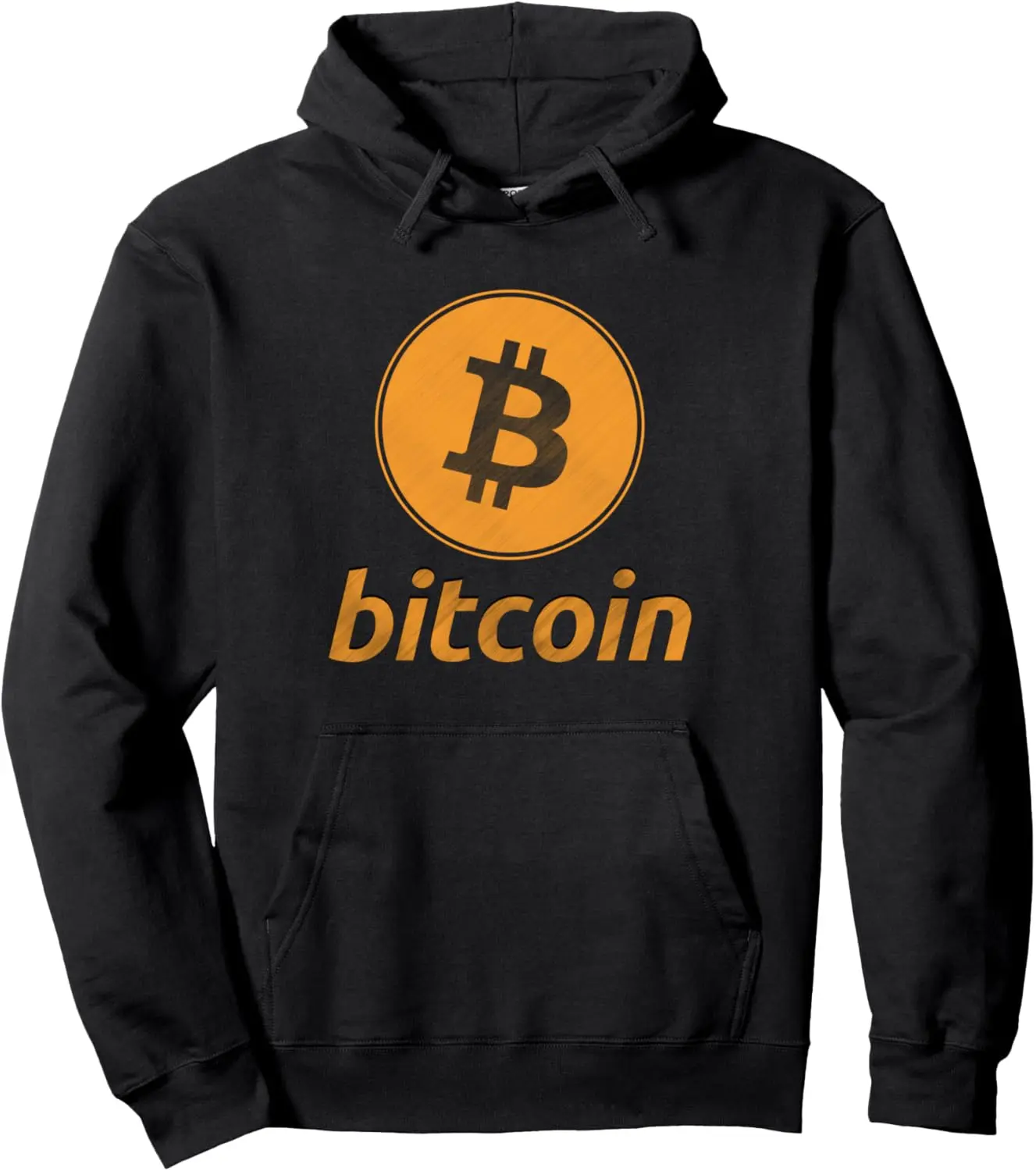 Bitcoin Hoodie Pullover with BTC Coin Graphic Design for Men - Menswear Stylish Sweatshirts