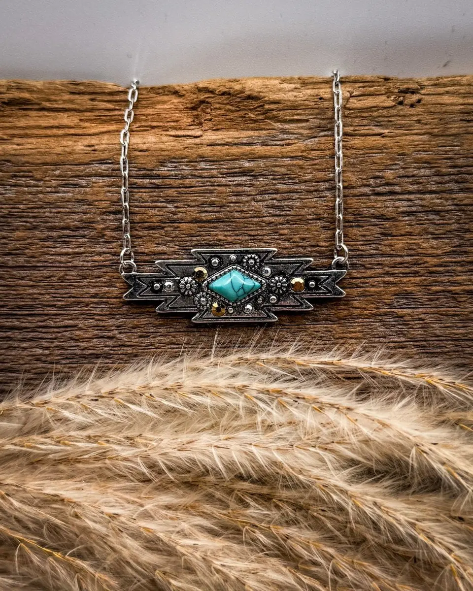 Laramie Stone Aztec Necklace