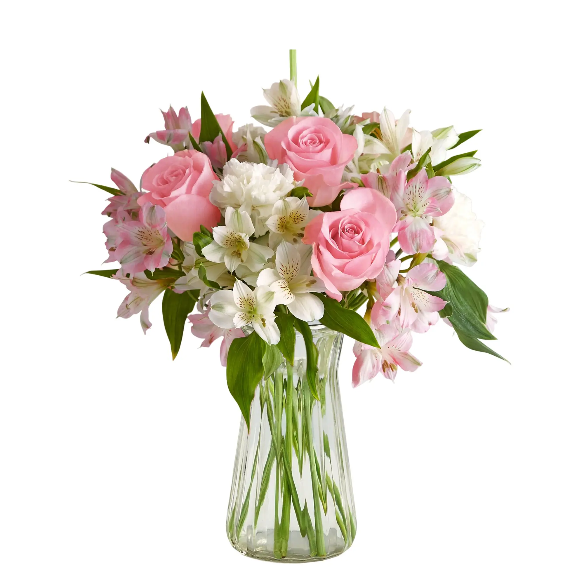 1800 Flowers - Cherished Blooms Single Bouquet with Clear Vase