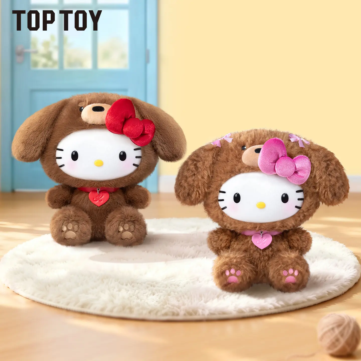 TOPTOY Lucky Dachshund & Comfort Poodle Series 400% Plush Doll, Unisex Stuffed Toys, Birthday Gift, Collectible Desktop tiktokbacktoschool