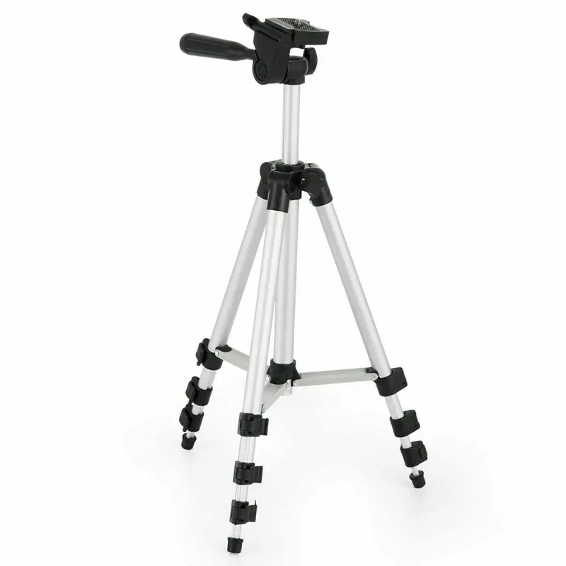 Photography Tripod - Detachable All-in-1 Camera Support Stand Tripod & Monopod, Sturdy Non-Slip Rubber Base, Bubble Level, Compatible with iPhone Models, Smartphones, Pro Cameras, Ideal for Outdoor Photography, Hiking