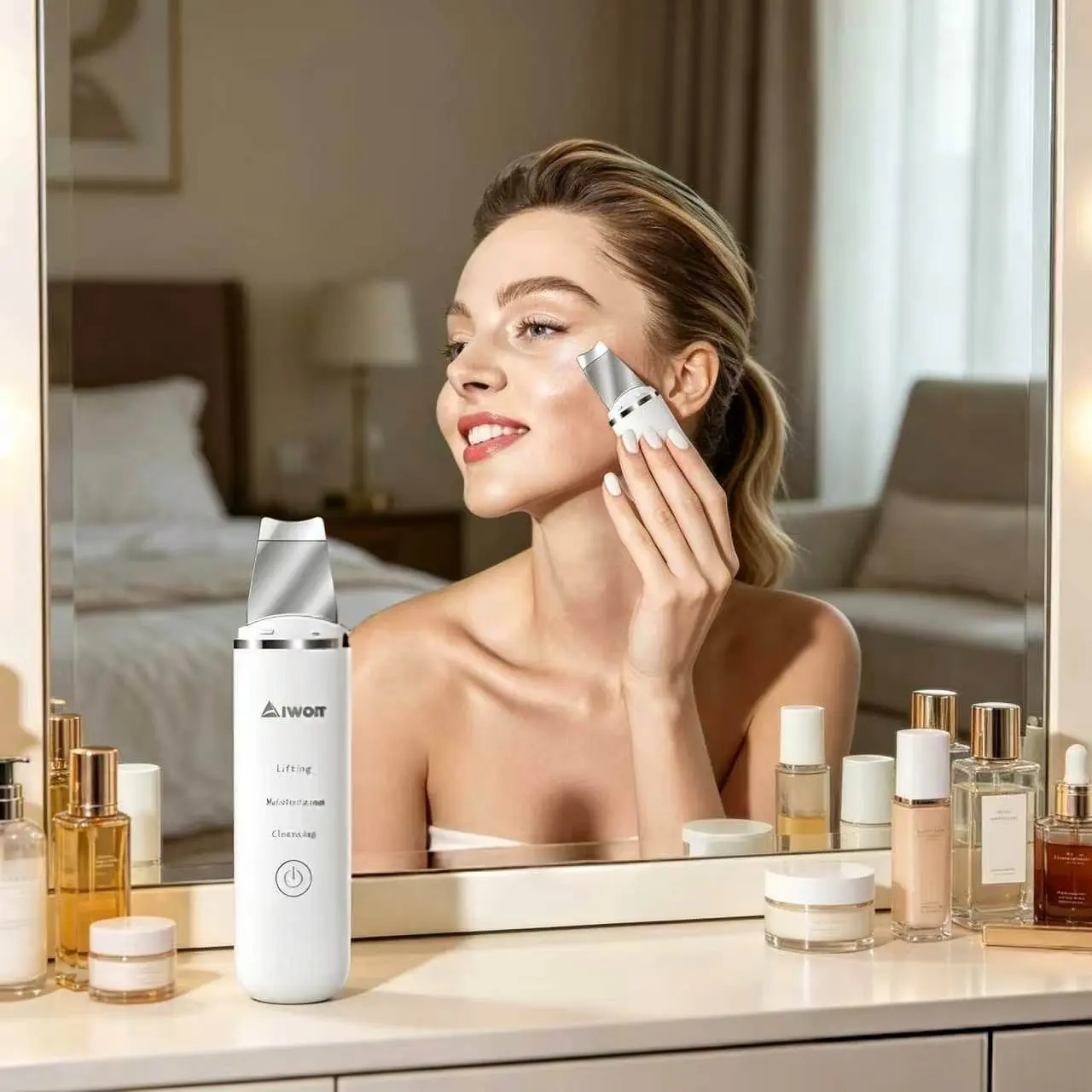 Facial Cleansing Device, Face Cleaner Tool, Effective Skin Care Tool, Gentle Exfoliation & Deep Pore Cleaning, Ideal for Daily Use, Facial Cleansing Instrument
