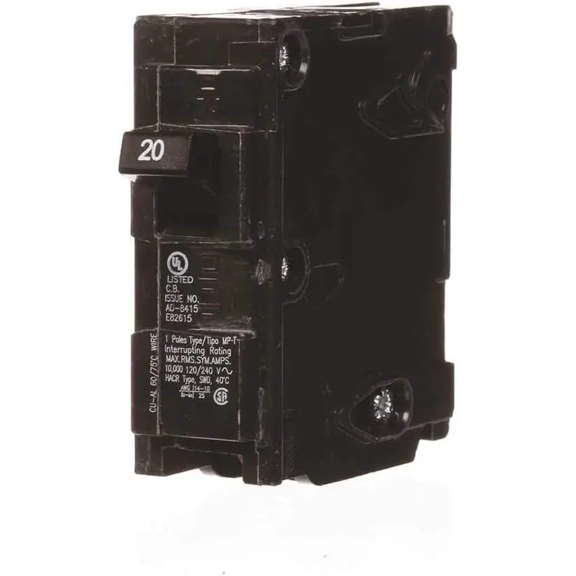 MURRAY MP120 20-Amp Single Pole Type MP-T Circuit Breaker