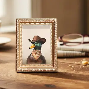 Magnetic Fridge Magnet Mallard Duck in Cowboy Hat & Bandana, Western Country Art Decor, Cool Rustic Design, Ideal Gift for Duck Lovers, Artwork