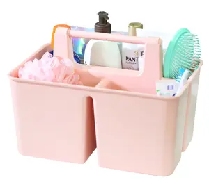 Enjoy Organizer-Shower Caddy Organizer with Handle, 3 Compartments, Portable Storage Bin for Bathroom, Dorm, Gym -Made In USA