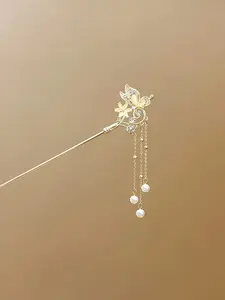 Elegant Butterfly Design Cat Eye Hairpin, Butterfly Clips, High-End New Classical Style Hair Accessory, Tassel Accents Step Shake Hanfu Compatible Hairstyle Jewelry for Women